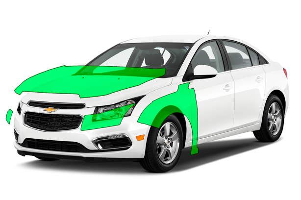 Схема оклейки в пакете "Минимальный"